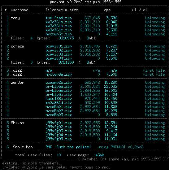 PMCWHAT for Linux, sneak preview